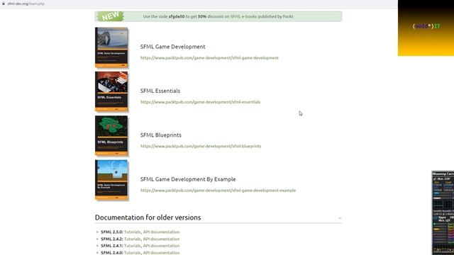 Программирование с использованием SFML. #1 Знакомство с SFML. Установка SFML. Мониторинг ресурсов