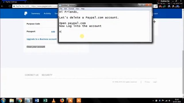 How to delete Paypal.com Shopping and Business Account 2018 смотреть онлайн