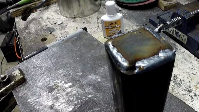 Damascus and Stainless 440C San Mai Experiment смотреть онлайн