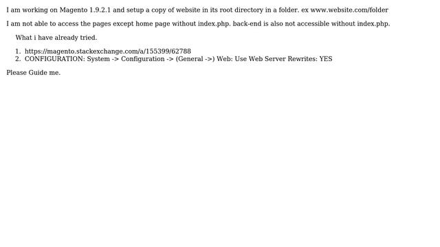 Magento: Magento 1.9 pages not found without index.php (2 Solutions!!) смотреть онлайн
