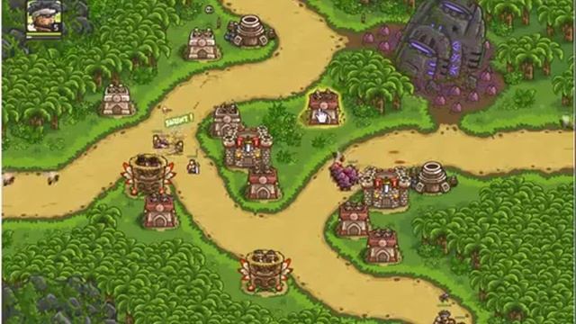 Прохождение игры Kingdom rush стратегия Замки, строить башни Очень интересная игра смотреть онлайн