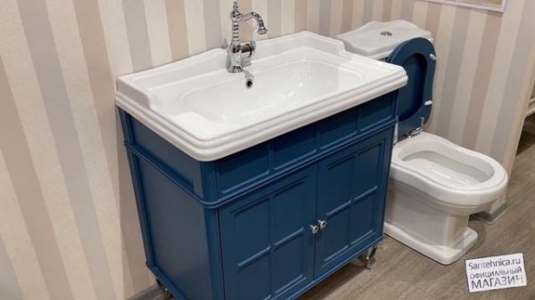 Сантехника.ру Тумба под раковину Caprigo Borgo 80/Раковина Caprigo Borgo 80/Зеркало Caprigo Borgo 8