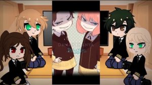 《◇ ♡ Eden academy react to anya and Anya X Damain lazy ♡ ◇》