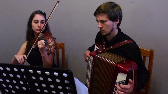 La Noyée (Violin & Accordion Cover) - Yann Tiersen, from Amélie смотреть онлайн