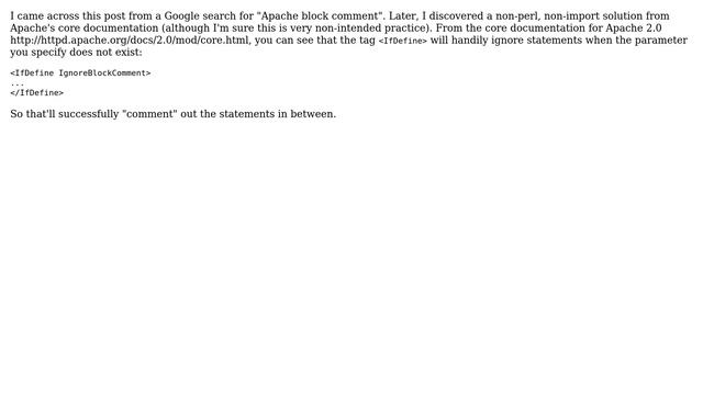 DevOps & SysAdmins: Do Apache config files support block commenting? (3 Solutions!!) смотреть онлайн