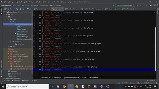 Creating a Multibreak Pickaxe (Minecraft Spigot Plugin) Tutorial смотреть онлайн