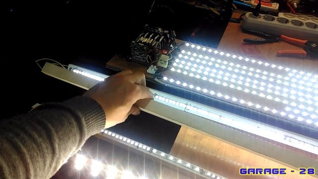 СВЕТОДИОДНОЕ ОСВЕЩЕНИЕ ГАРАЖА (ПРОДОЛЖЕНИЕ) СВОИМИ РУКАМИ DIY ЛЕНТЫ смотреть онлайн