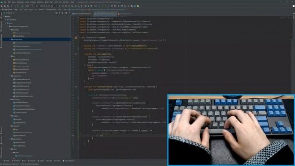 ASMR Programming ? - Building an Android application | No Talking #asmr #programming #developer