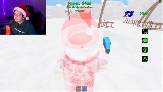 НЕ ЗАБИРАЙ ЕДУ у семьи СВИНКИ ПЕППЫ В HUNGRY PIG ROBLOX!! НОВОГОДНИЙ ПОБЕГ от СВИНОК Кнобзи и Женяш смотреть онлайн