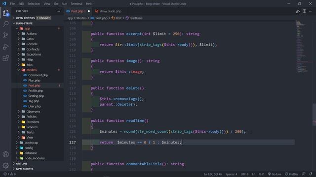 Read time in minutes for post indicator | Create a membership blog with Laravel & Stripe | Part 74 смотреть онлайн