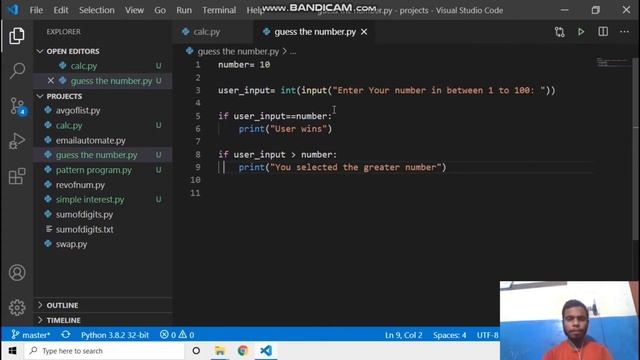 guess the number in python смотреть онлайн