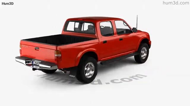 Toyota Tacoma Double Cab Limited 2001 3D model by Hum3D.com смотреть онлайн