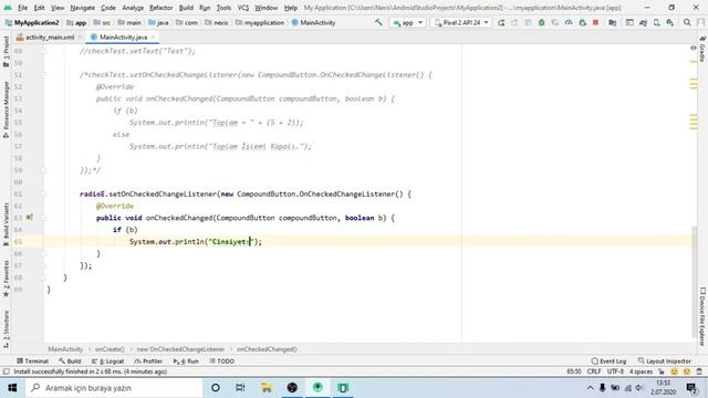 Radiobutton Ve Radiogroup Kullanımı смотреть онлайн