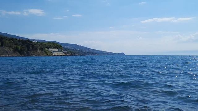 Алупка---пляж Зелёный мыс..... смотреть онлайн