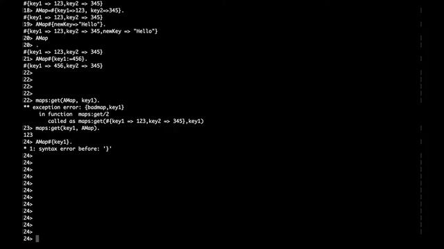 Data type in Erlang part 2 (Map, List and String) смотреть онлайн
