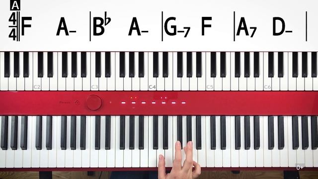 Как играть джаз на фортепиано. What a wonderful world. смотреть онлайн