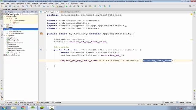Using Text View Complete | Android App Development | Lecture#6 By Muhammad Saim Hashmi смотреть онлайн