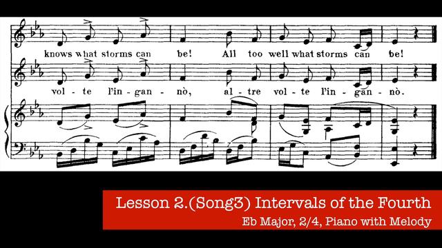 Vaccai, Lesson 2 - Song 3. (Alto/Baritone) смотреть онлайн