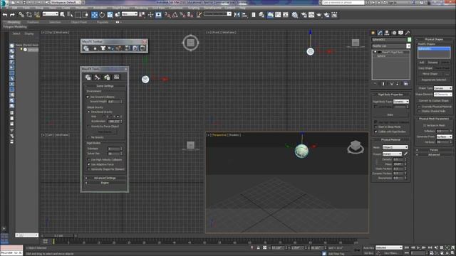 3Ds Max MassFx Part 1: World Parameters Tutorial смотреть онлайн