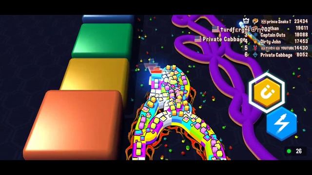 CUBIC KILLS! Amazing Kill w/ Season 3 CUBIC SNAKE! - Snake Rivals Gameplay смотреть онлайн