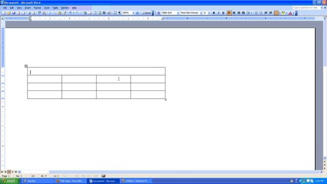 Introduction to Tables in Microsoft Word 2003 смотреть онлайн