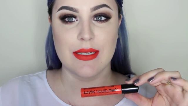 NYX LIQUID SUEDE CREAM LIPSTICK REVIEW / LIP SWATCHES смотреть онлайн
