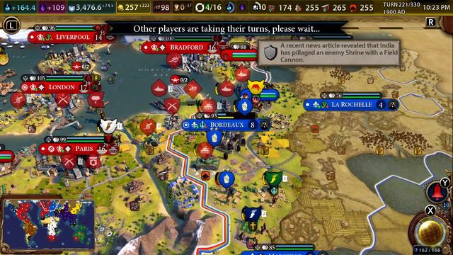 Sid Meier's Civilization VI (Nintendo Switch) - England - True Start Earth - Episode 9 смотреть онлайн