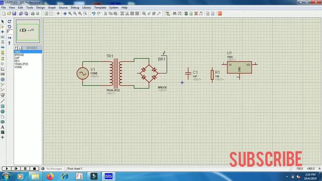 How to make 5V power supply using PROTEUS смотреть онлайн