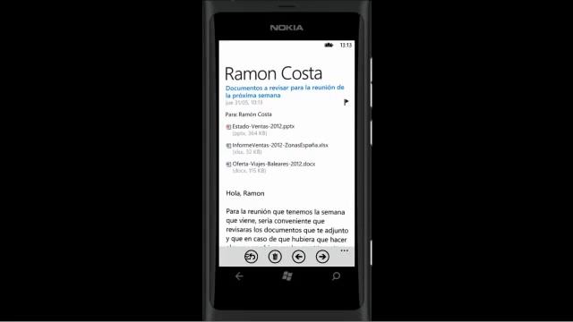 Trabajo con documentos Office desde Windows Phone смотреть онлайн