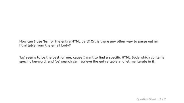 HTML : How to parse HTML from eMail body - Python смотреть онлайн