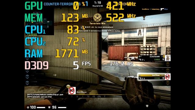 Intel P4 3,06 GHz \ Nvidia MSI GeForce 6200 \ 2GB RAM \ CS:GO Benchmark @800x600 смотреть онлайн