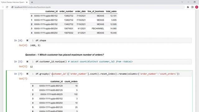 QUESTION 1 - Pandas Interview Questions | Pandas Interview Questions For Data Science смотреть онлайн