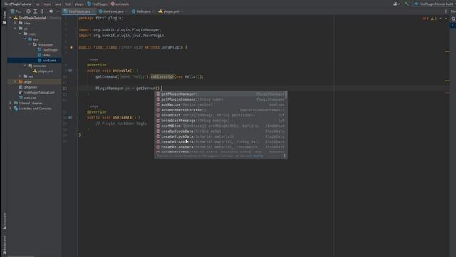How to use Events in Minecraft Spigot/Bukkit Plugins смотреть онлайн