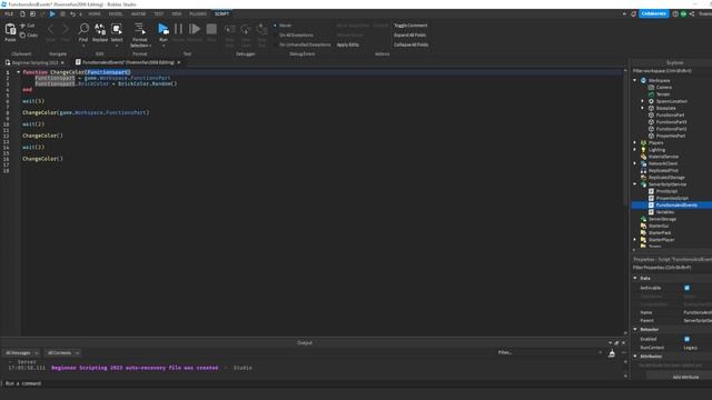 How To Script On Roblox 2023 - Episode 4 (Functions and Events) смотреть онлайн