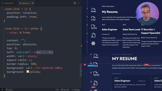 From Figma to Code / Creating a resume page смотреть онлайн