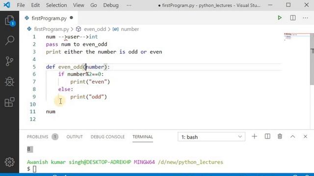 CHAPTER 8 : Finding The Odd And Even In Python || Lecture 5 || #coder_brains || #98 смотреть онлайн