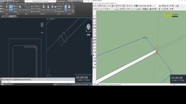 AUTOCAD VS SKETCHUP DETAIL TULANGAN 3D смотреть онлайн