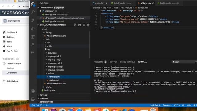 Flutter | Login With Facebook In Android App Using Firebase | App Development Tutorial смотреть онлайн