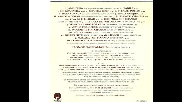 Mongo Santamaría - Jamaicuba (1959) смотреть онлайн