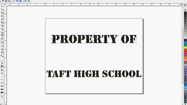 Creating a "Property Of" design in CorelDraw with Freelance Fridge смотреть онлайн