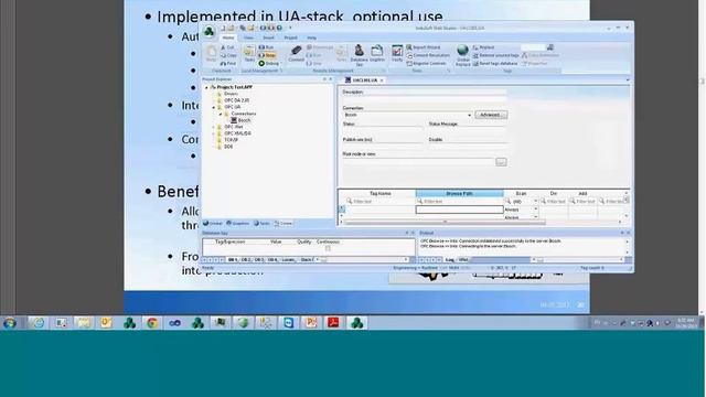 Conectividade OPC UA com o InduSoft Web Studio e a OPC Foundation смотреть онлайн