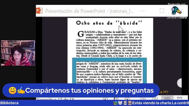 Charla virtual “La contribución de la revista Ábside a la Bibliografía Mexicana” Dra. Laura Gandolf смотреть онлайн
