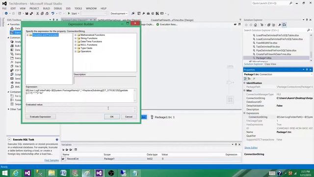 SSIS Interview | How to write Expressions on Connection Managers in SSIS Package смотреть онлайн