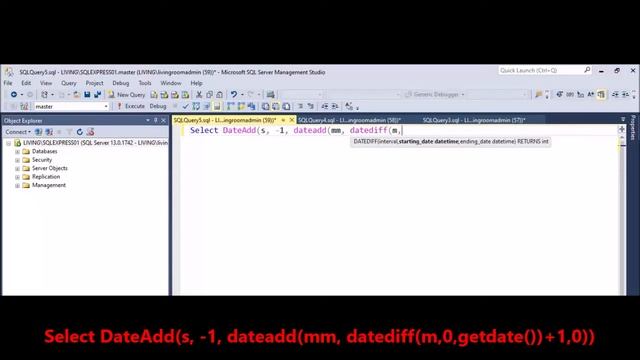 MSSQL - Get last day of the month with minutes and seconds смотреть онлайн
