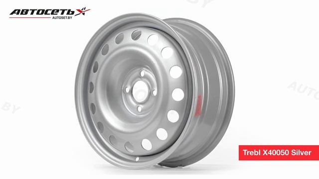 Trebl X40050 Silver: 3D-обзор штампованного диска ● Автосеть ● смотреть онлайн