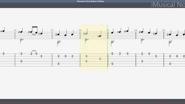 Guitar TAB - Robert de Visée : Menuet in D | Tutorial Sheet Lesson #iMn смотреть онлайн