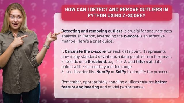 How Can I Detect and Remove Outliers in Python Using Z-Score? смотреть онлайн