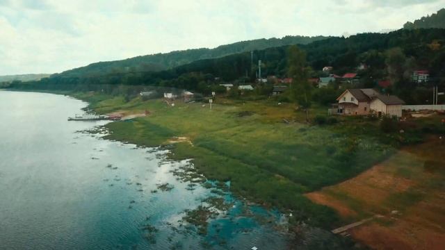 Горбатов р. Ока с высоты птичьего полёта /4K Video/ смотреть онлайн