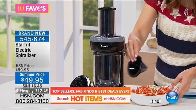 Starfrit Electric Spiralizer смотреть онлайн