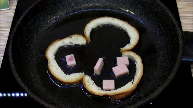 Омлет в форме цветка (scrambled eggs in the form of a flower) смотреть онлайн